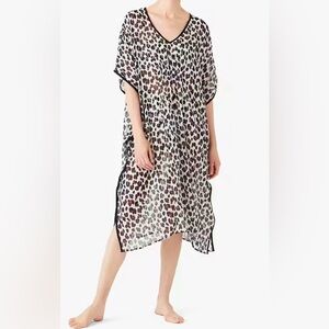Kate Spade Leopard Print Swim Cover-Up Size XS/S